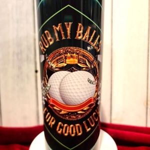 GOLF Ball themed skinny tumbler 20oz Stainless steel